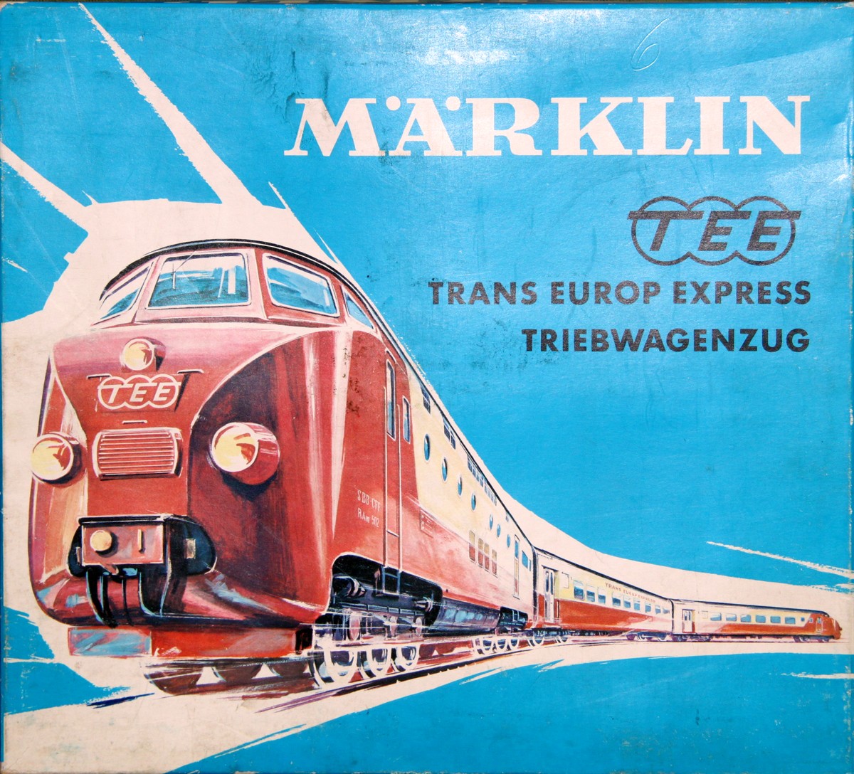 Märklin 3071, train set multiple unit - 3-part TEE, RAm - DB, AC, gauge H0, original packaging