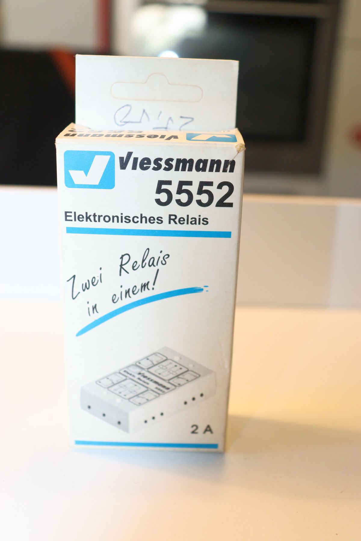 Viessmann 5552, Electronic relay 2 x 2UM, DC, for H0 gauge, 