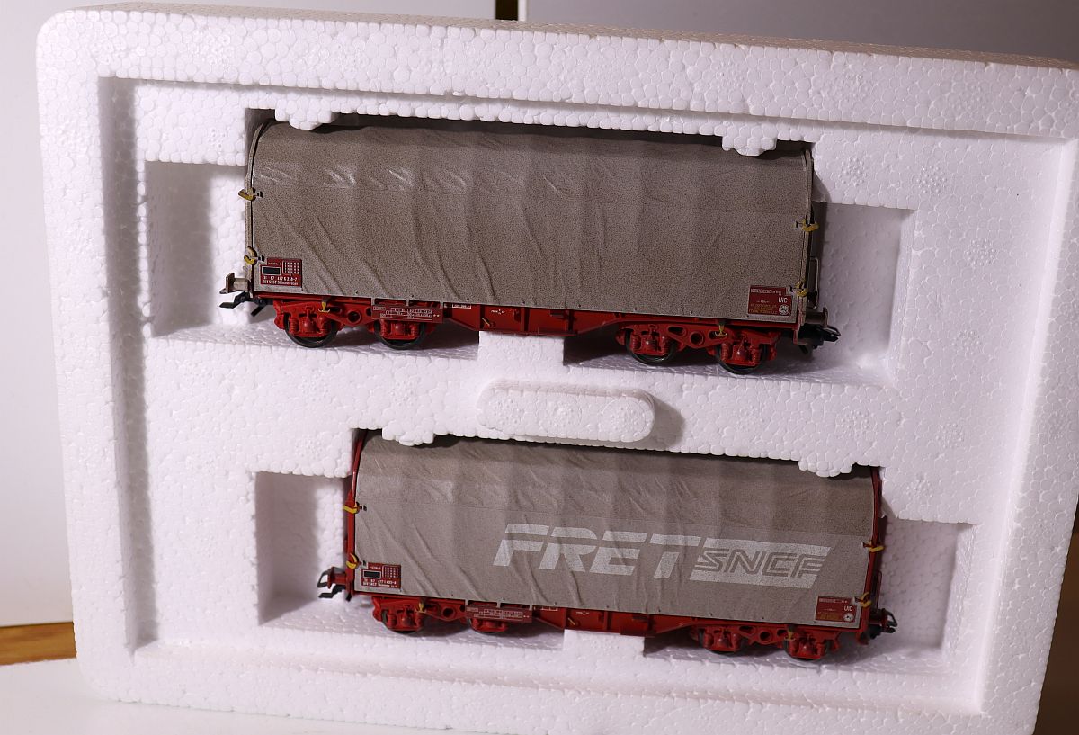 Märklin 47209, AC , Wagenset 2er Set Coil-Wagen FRET der SNCF