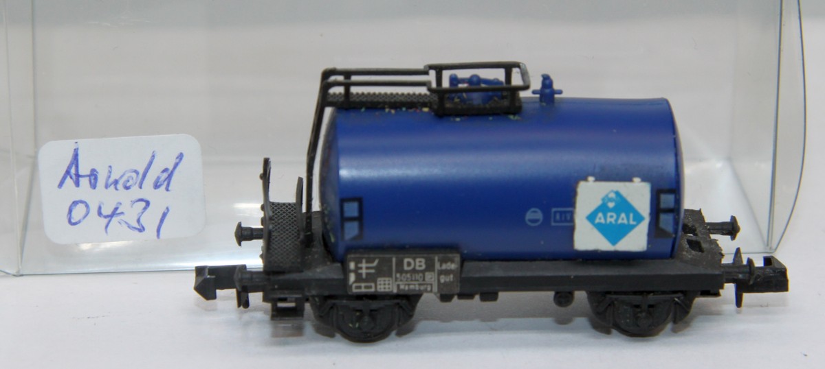 Arnold RAPIDO 0431, Kesselwagen "Aral", blau, DC, Spur N, in ErsatzVP