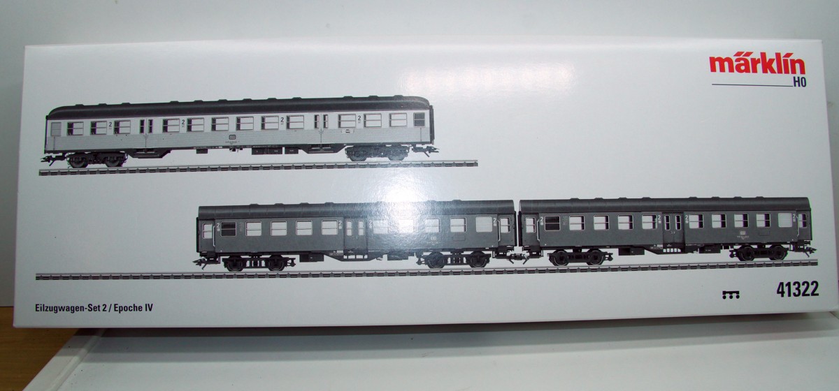 Märklin 41322 Eilzugwagen-Set 2 der DB, 