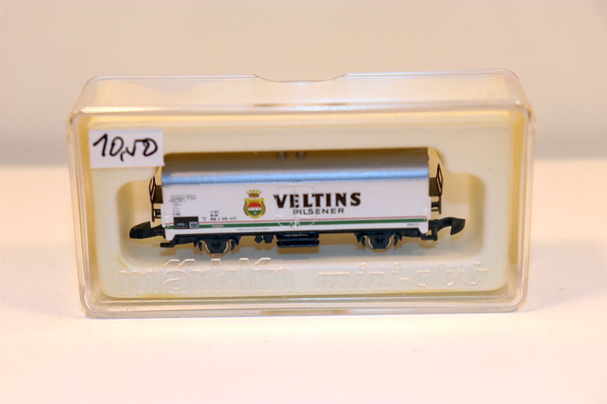 Märklin 8631, Märklin mini-club, Veltins beer car, private car of the Veltins brewery, road no. 816 2 515-0 for Z scale, with original packaging