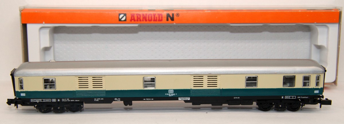  Arnold N 3203 Gepäckwagen Düm der DB, DC, Spur N, in OVP
