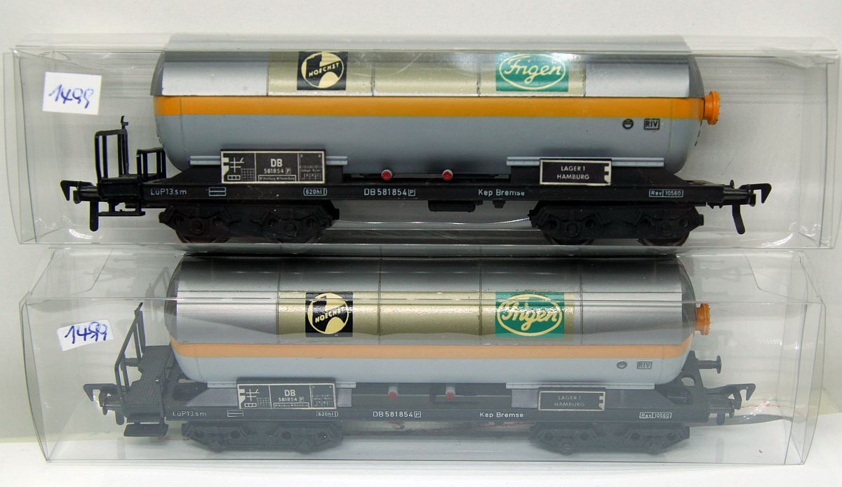 Fleischmann 1499, Kesselwagen Tankwagen "Hoechst, Frigen", 581854 DB,