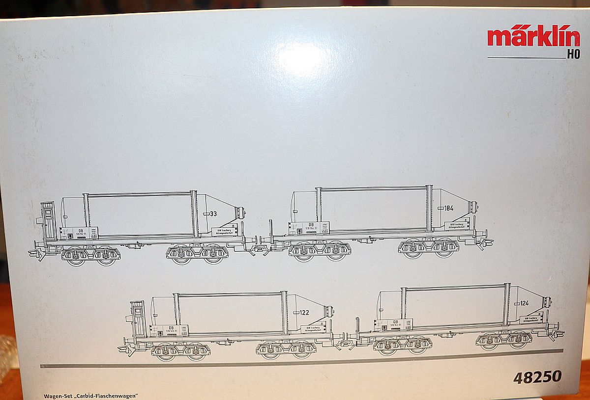 Märklin 48250, Wagen-Set ´Carbid-Flaschenwagen SKW Trostberg´