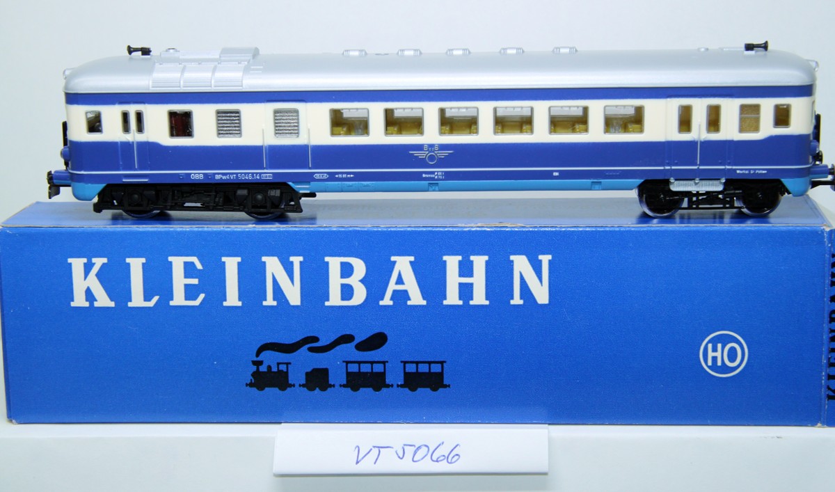 Small railway 5046, diesel railcar VT 5046 of the ÖBB, DC, for gauge H0, with original box