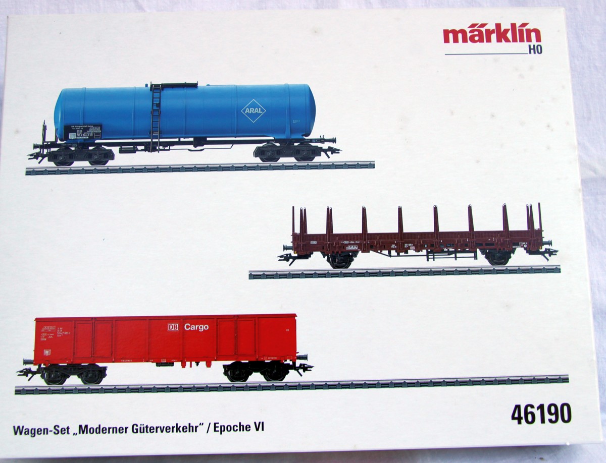 Märklin 46190, "Modern Freight Traffic" Car Set, AC, H0 Gauge, 