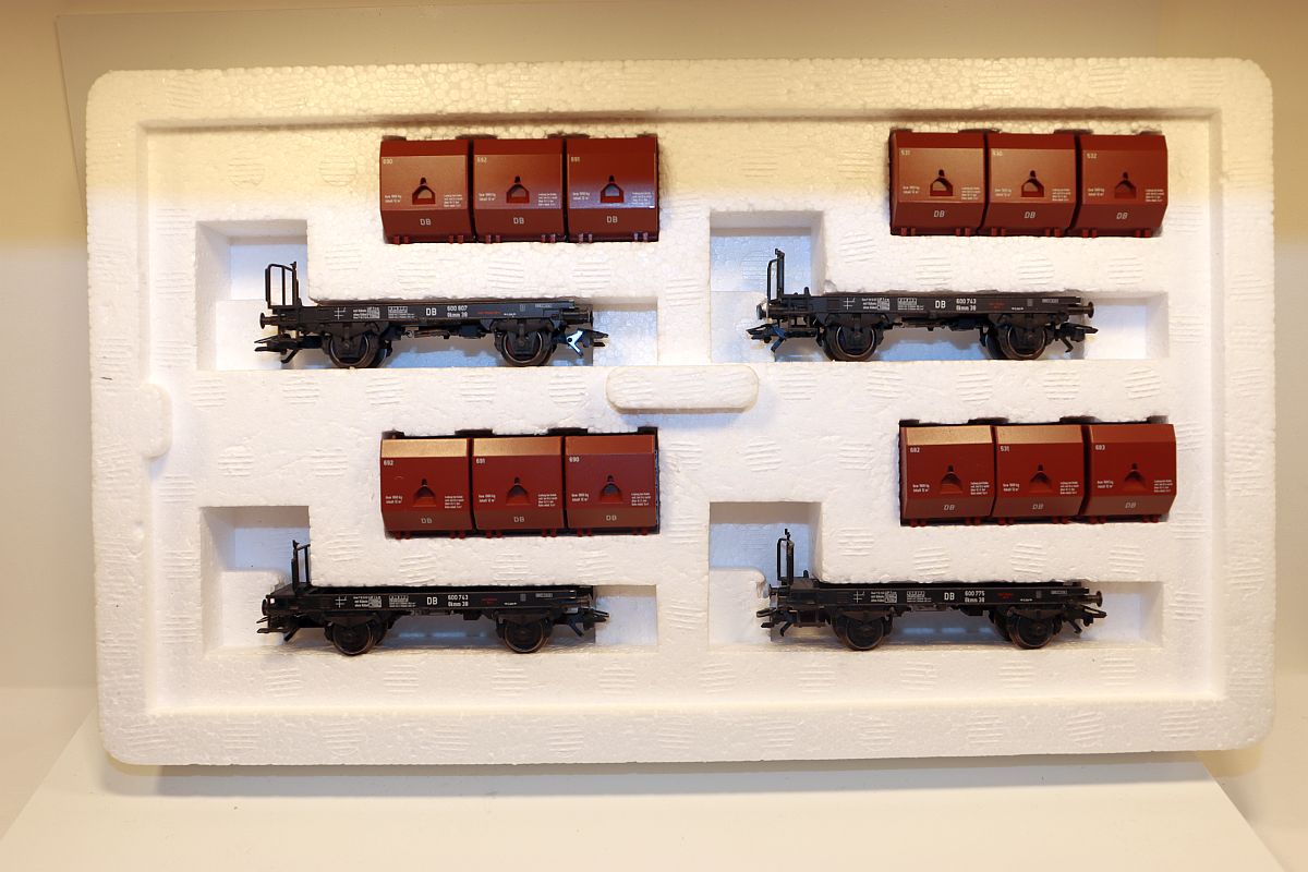 Märklin 48270, Wagen-Set "Kohletransport", bestehend aus vier Transportwagen