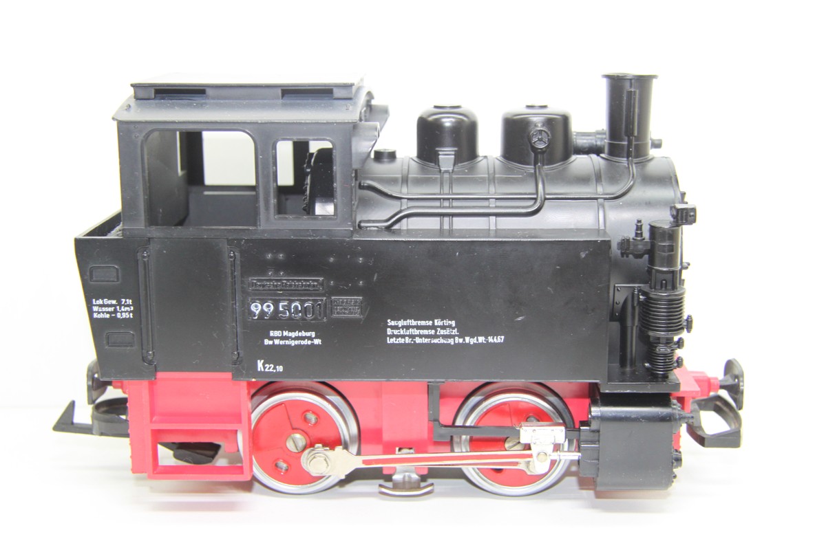 LGB  Dampflok 995001, "Die kleine Dicke", schwarz, AC, Spur G, ohne Originalverpackung