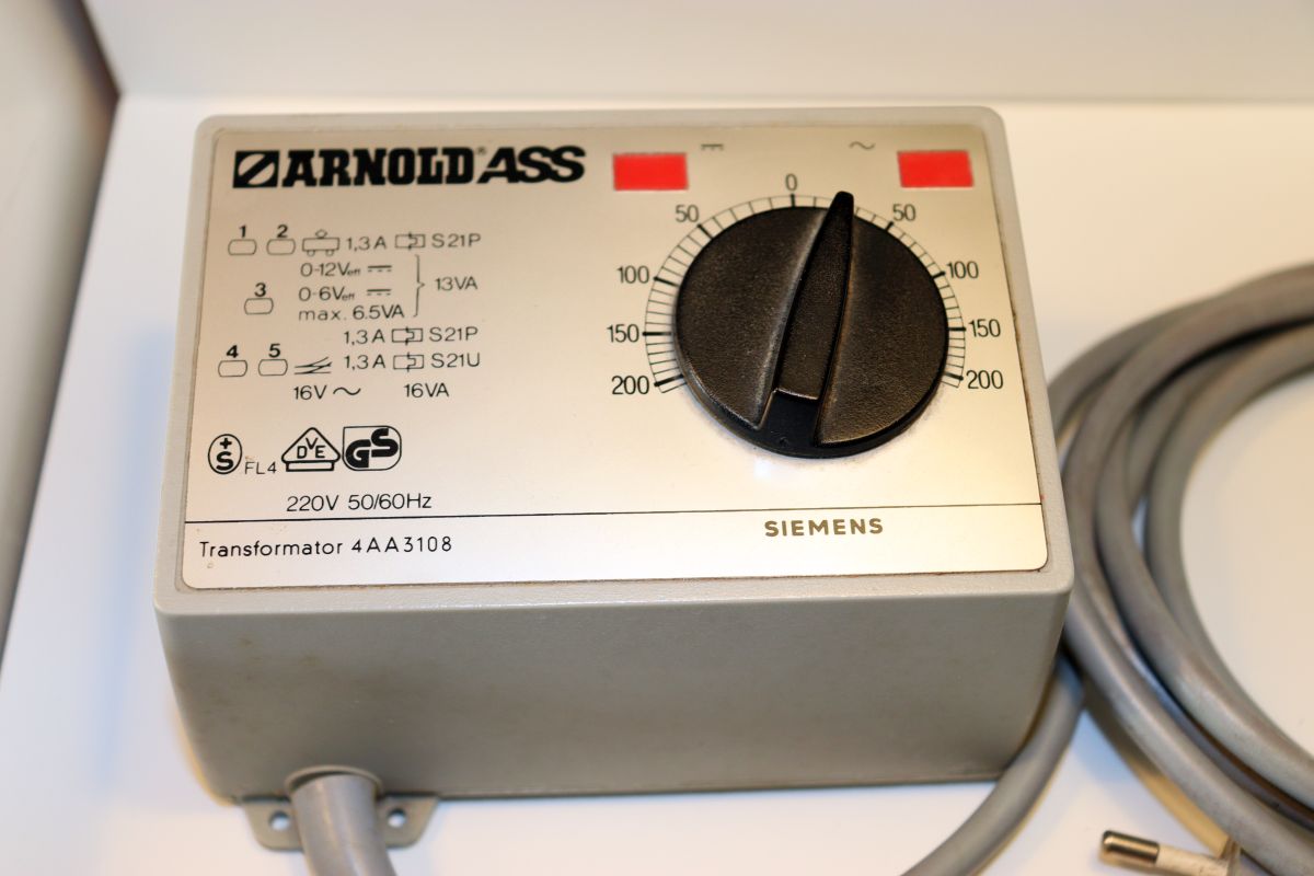 Arnold 7095,  ASS Transformator 4AA3108  (hergestellt von Siemens), DC, siehe Bilder