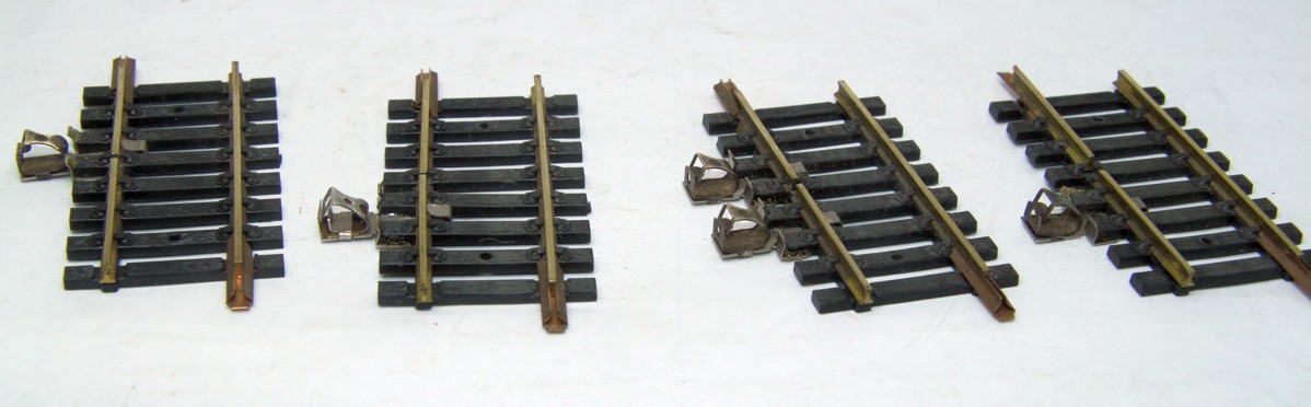 Fleischmann 1700/4, straight separation track, length 55 mm, AC, H0 gauge,