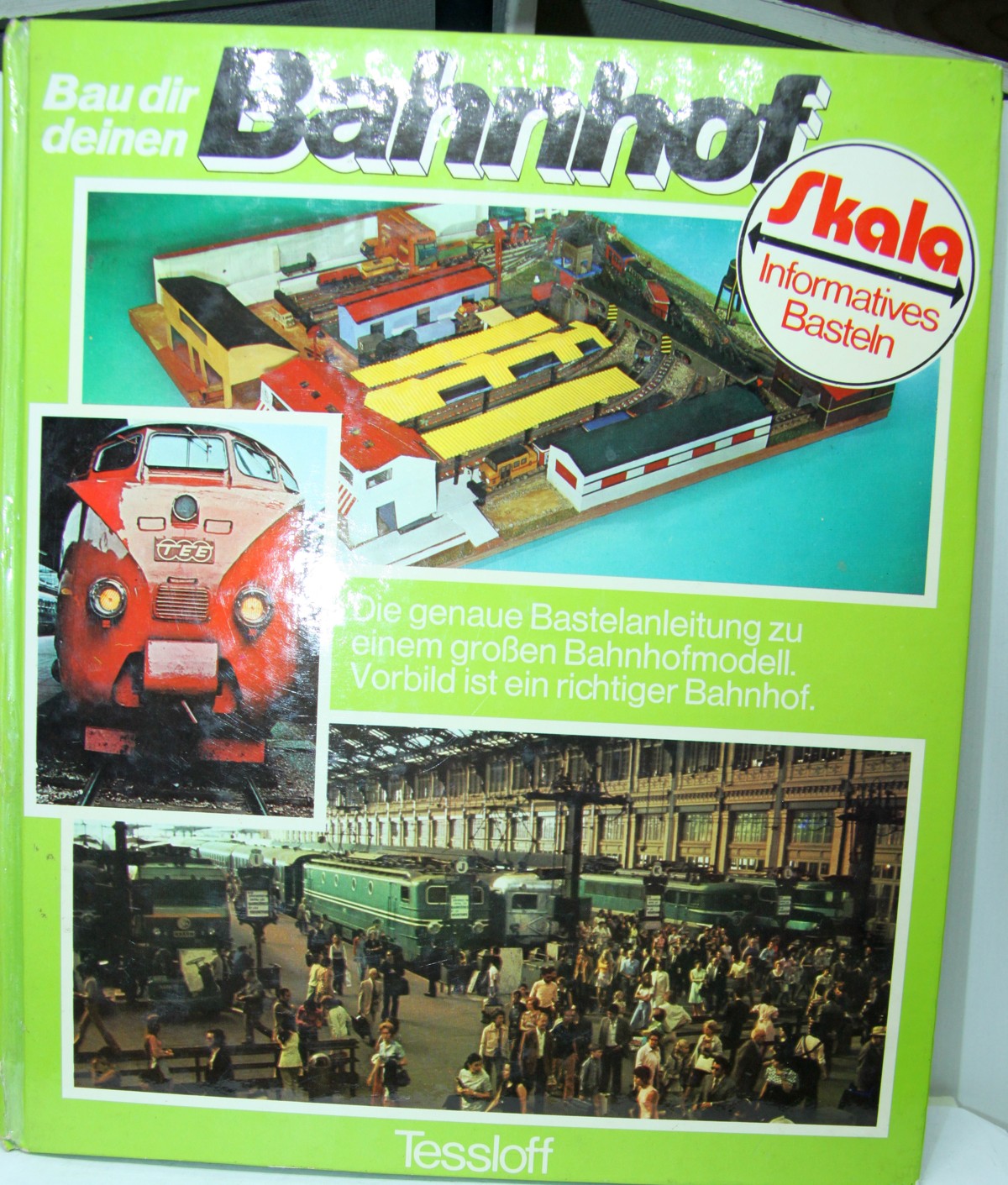 Buch 102, Autoren: Viktoria Prego, Carmen Aragones, Titel: Skala – Informatives Basteln, Bau dir deinen Bahnhof – 