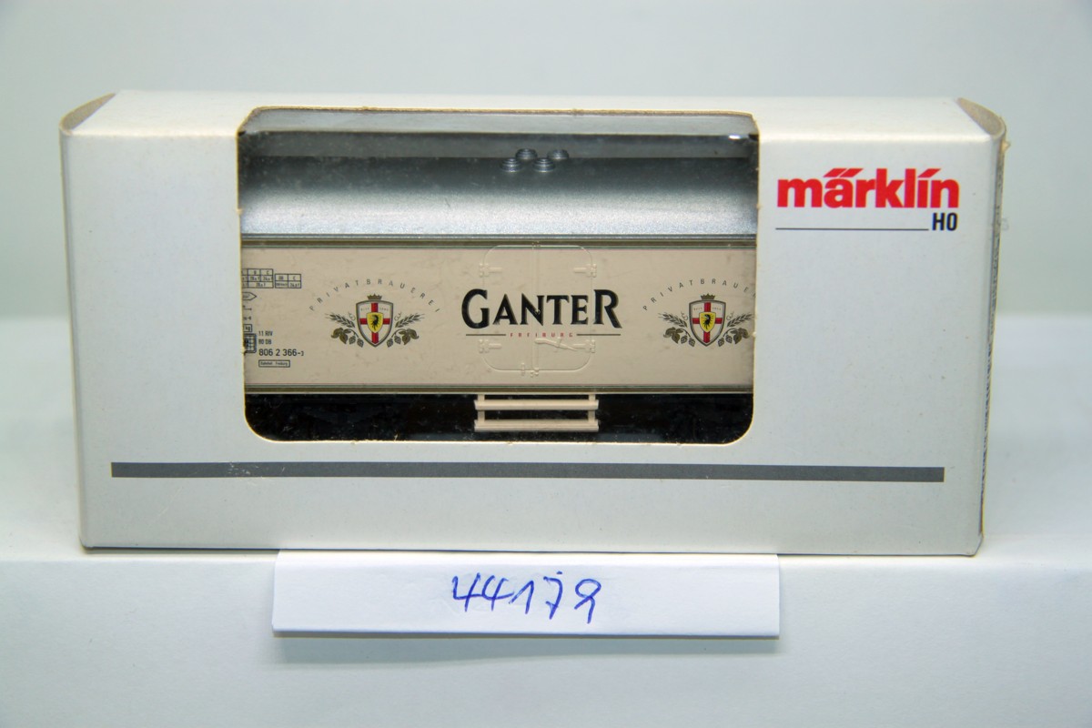 Märklin 44179, Ganter beer wagon, AC , for H0 gauge, with original packaging