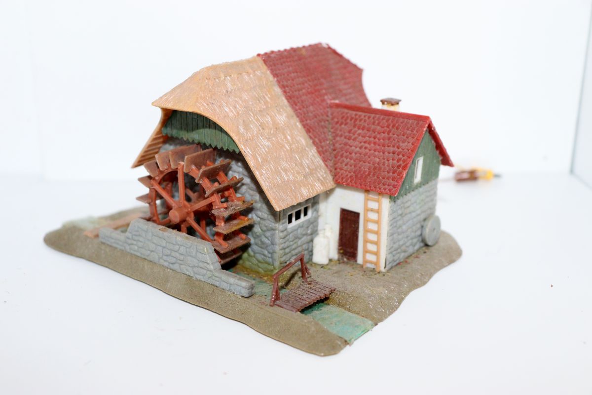 Watermill Model Kit Model kit SW21652, Faller 226, watermill with inn