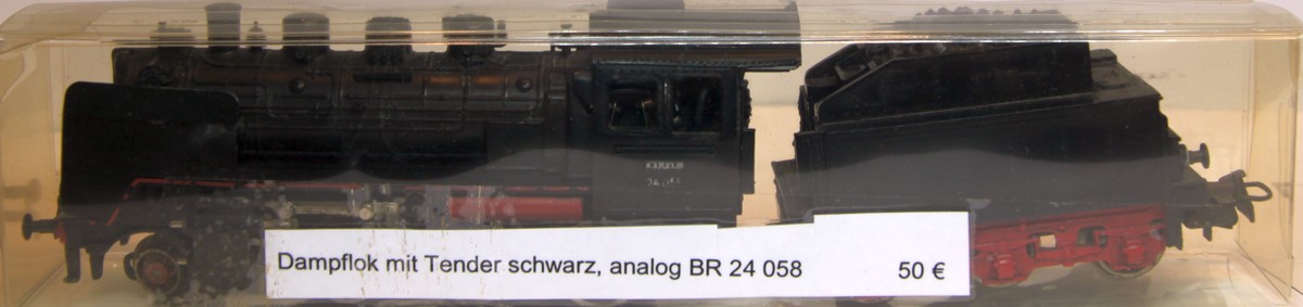 Verpackung für Märklin 3003, Dampflok mit Tender Baureihe BR 24 der DB,