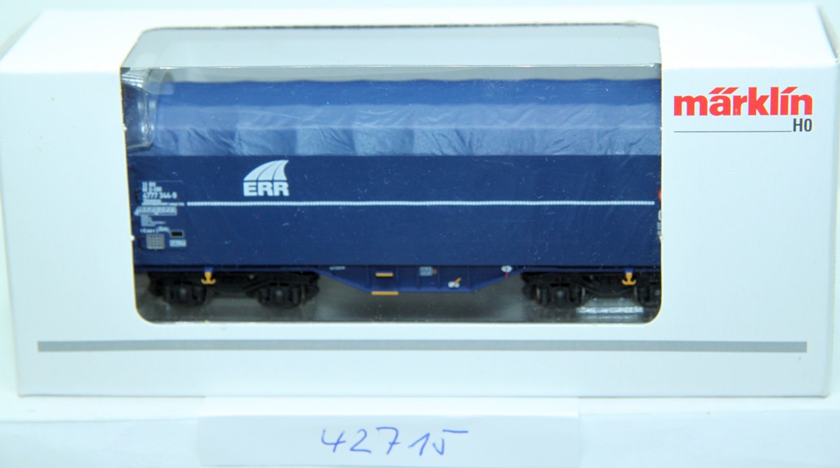Märklin 47215, Shimmns sliding tarpaulin wagon, AC, H0 gauge, 