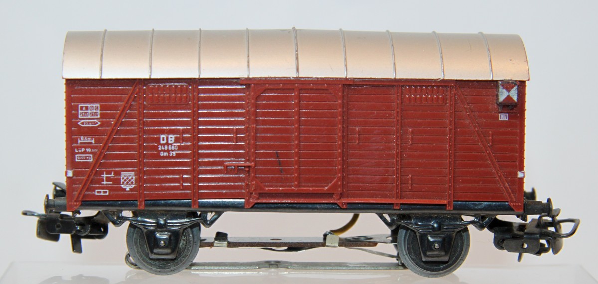 Primex 4542,  gedeckter Güterwagen 248 680 mit Schleifer und Schlusslicht, AC, Spur H0, ohne OVP