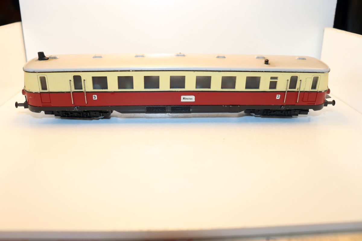 Fleischmann 1371/R, double diesel railcar, RARITY, DC, for H0 gauge, see pictures, 