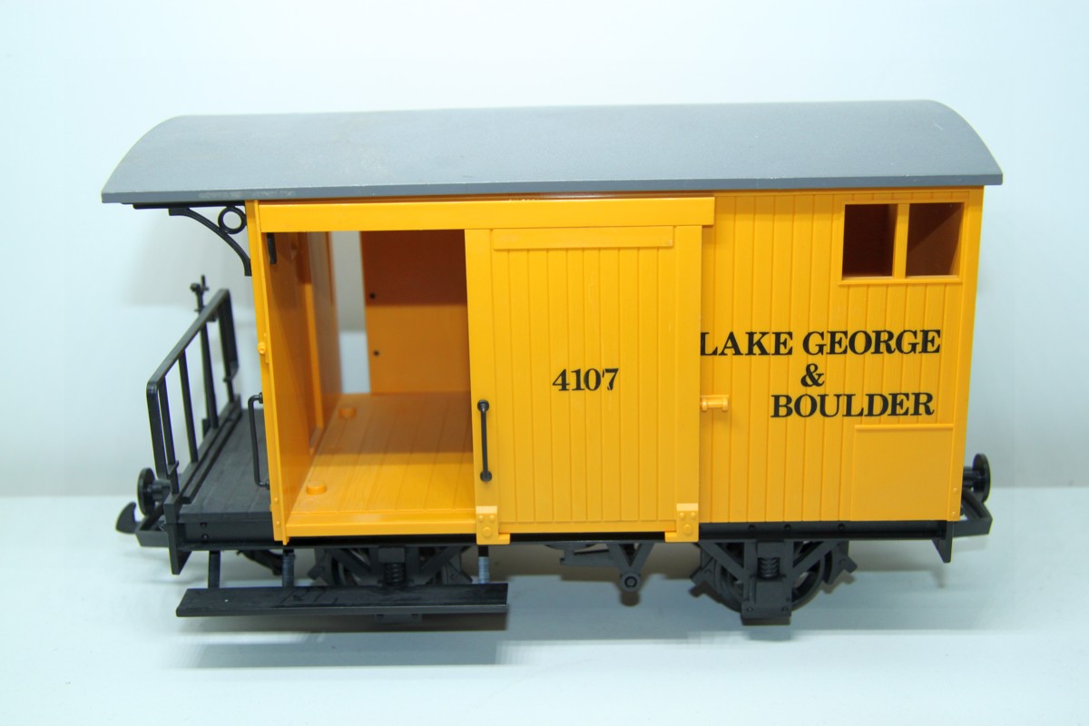 LGB 4107, Güterwagen Lage George & Boulder, gelb
