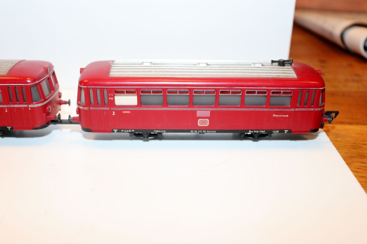 Fleischmann SW21259, Schienenbus Beiwagen VB 98 mit Steuerwagen VS 98 DB (ohne Antrieb)