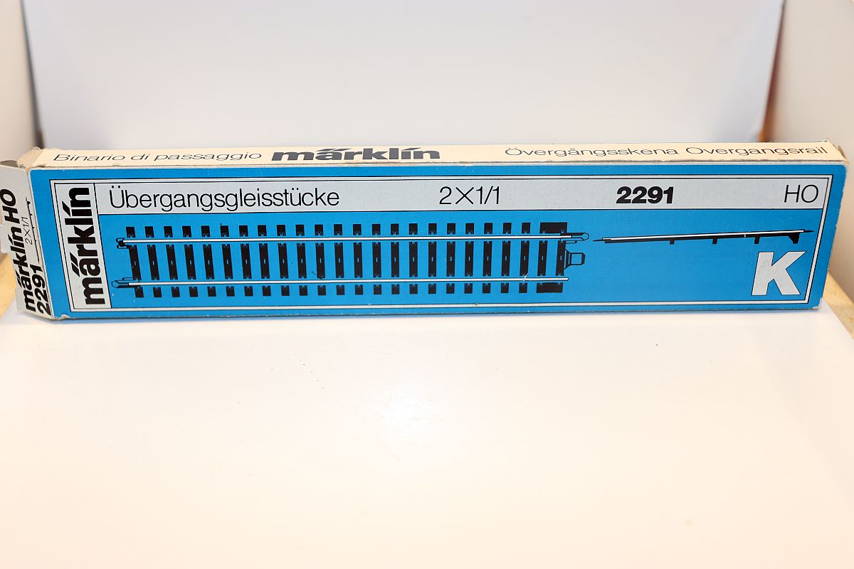 Märklin 2291, Übergangsgleis K-Gleis zum M-Gleis