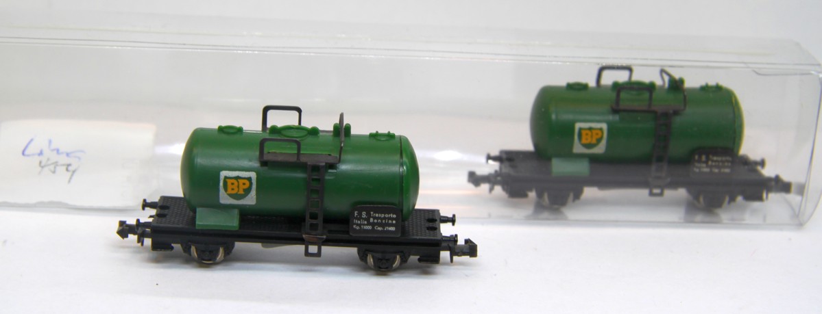  Lima 454, Kesselwagen, 2-achsig, grün, ´BP´ , DC, Spur N, in ErsatzVP