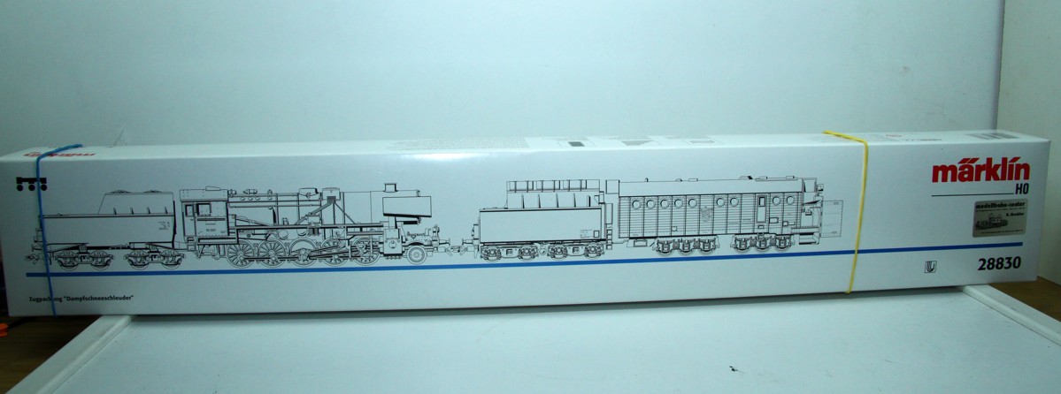 Märklin 28830, "Steam Snow Blower" train set, AC, H0 gauge, with original packaging