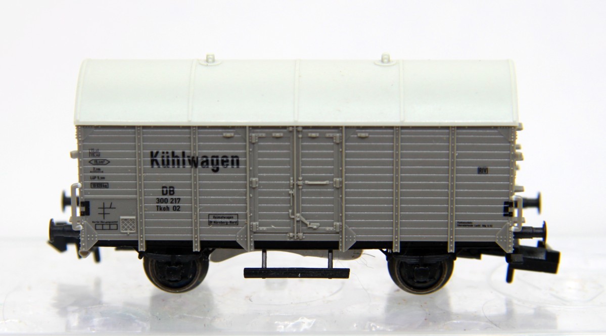 Fleischmann aus Set 9392, Kühlwagen, grau, DC, Spur N, mit OVP 