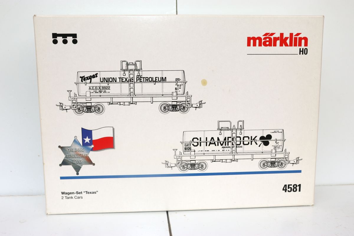 Märklin 4581, Wagen-Set "Texas" bestehend aus 2 US-Tank Cars