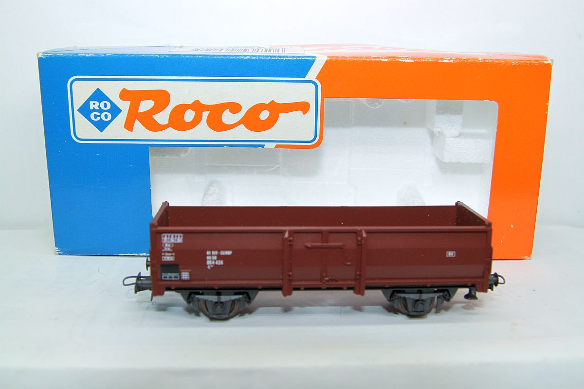 Roco 46010, offener Güterwagen E 37 ex Omm 52 sder DB, rotbraun,  Epoche 4 