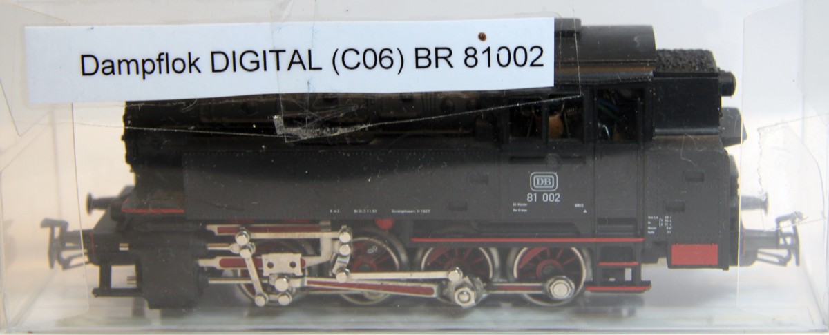 Verpackung der Märklin 30321, Tenderlokomotive BR 81 der DB,