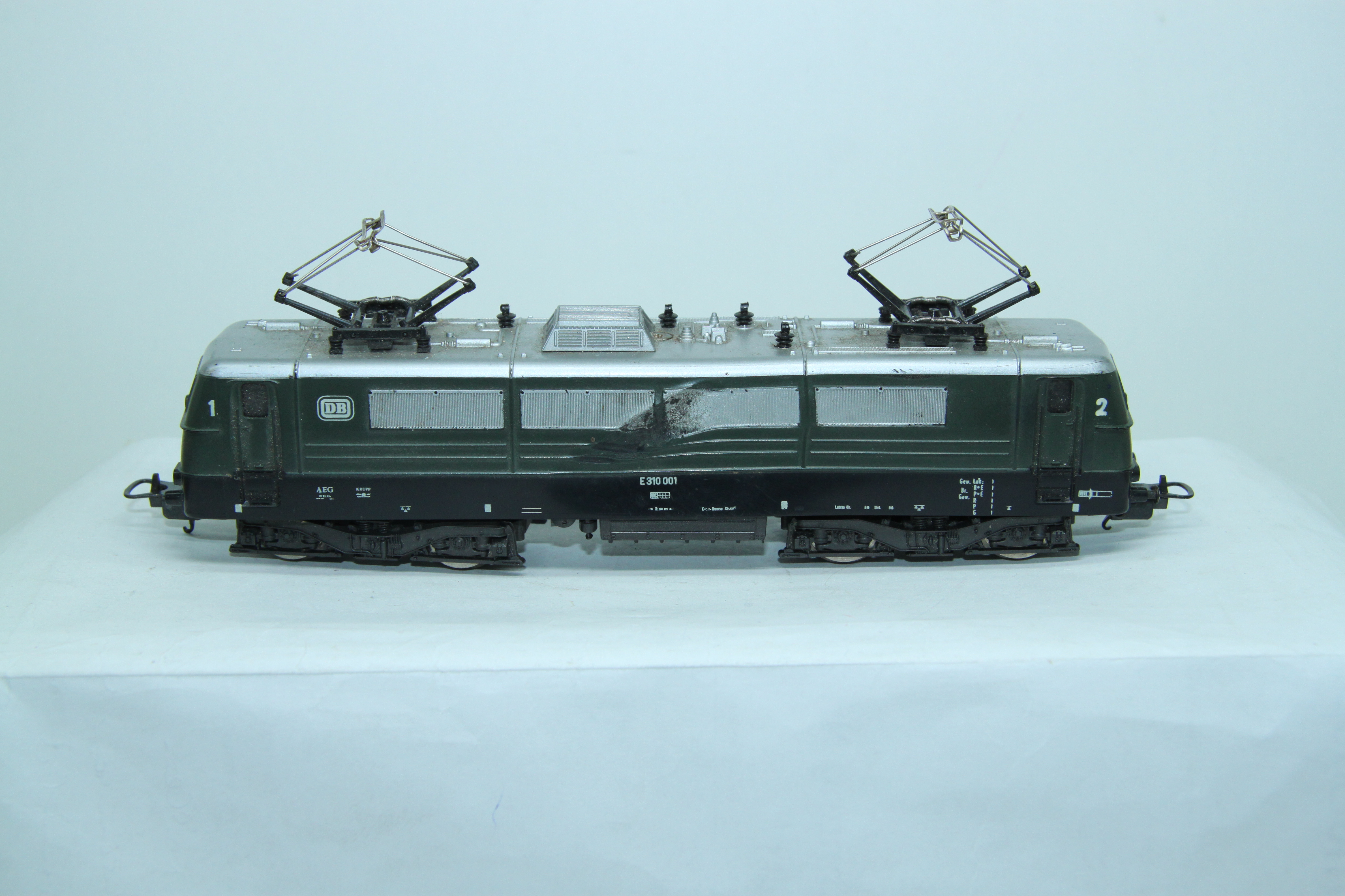 LIMA Elektrolok der DB, BR 310-001, grün, SW 15542, bespielt,  siehe Bilder, eine Funktionsprüfung wurde durchgeführt, DC, Spur H0, ohne Originalverpackung