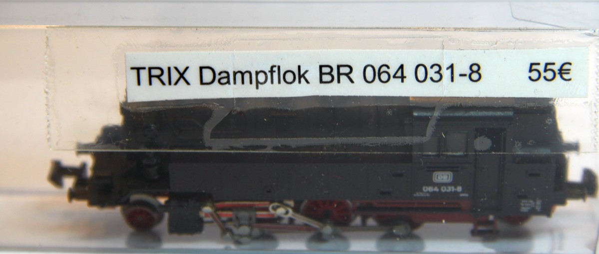 Verpackung der Minitrix 2030, Dampflok BR 064 031-8 der DB, 
