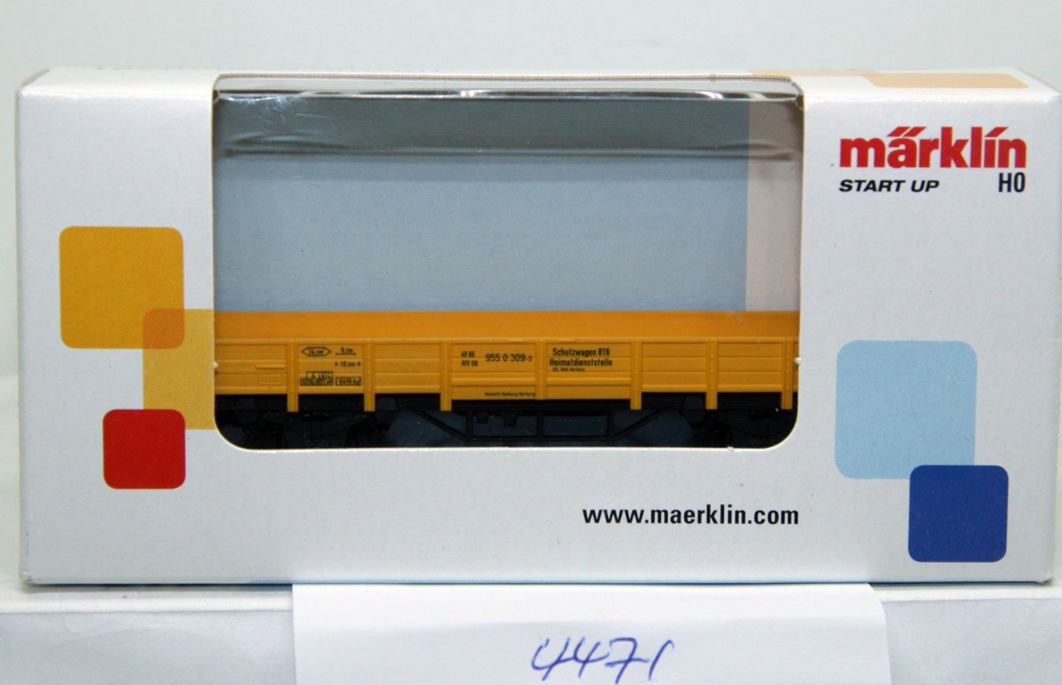 Märklin 4471, Start up, DB low side car,