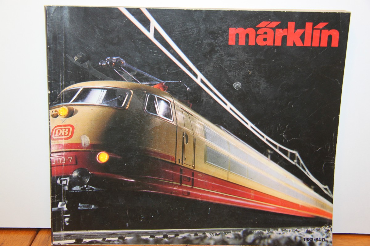 Märklin Katalog, Ausgabe 1983/84 ,Deutsch, Hauptkatalog 168 Seiten, in guter -bis sehr guter Erhaltung
