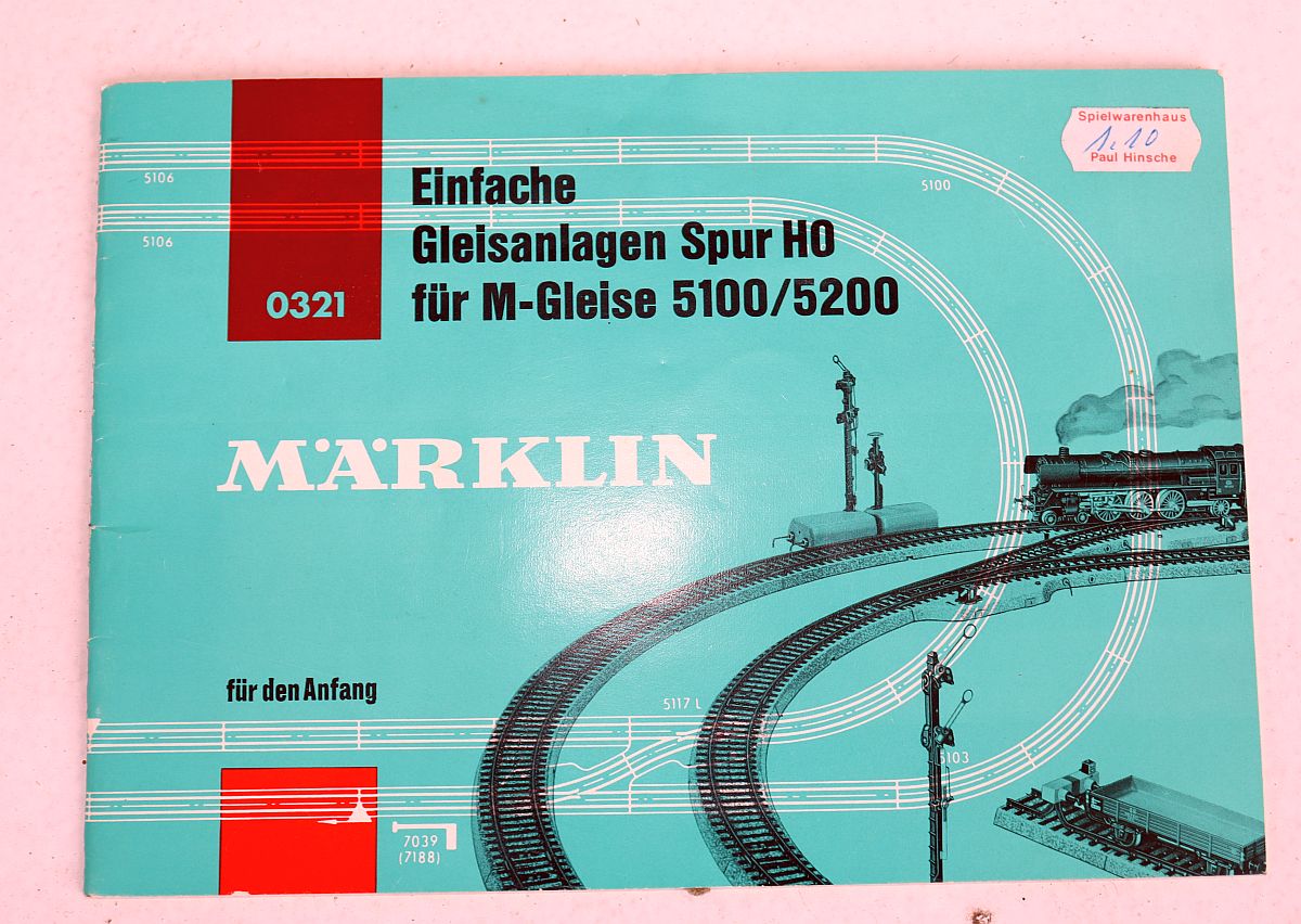 Simple track systems H0 gauge for Märklin M-tracks 5100/5200, edition 09/73