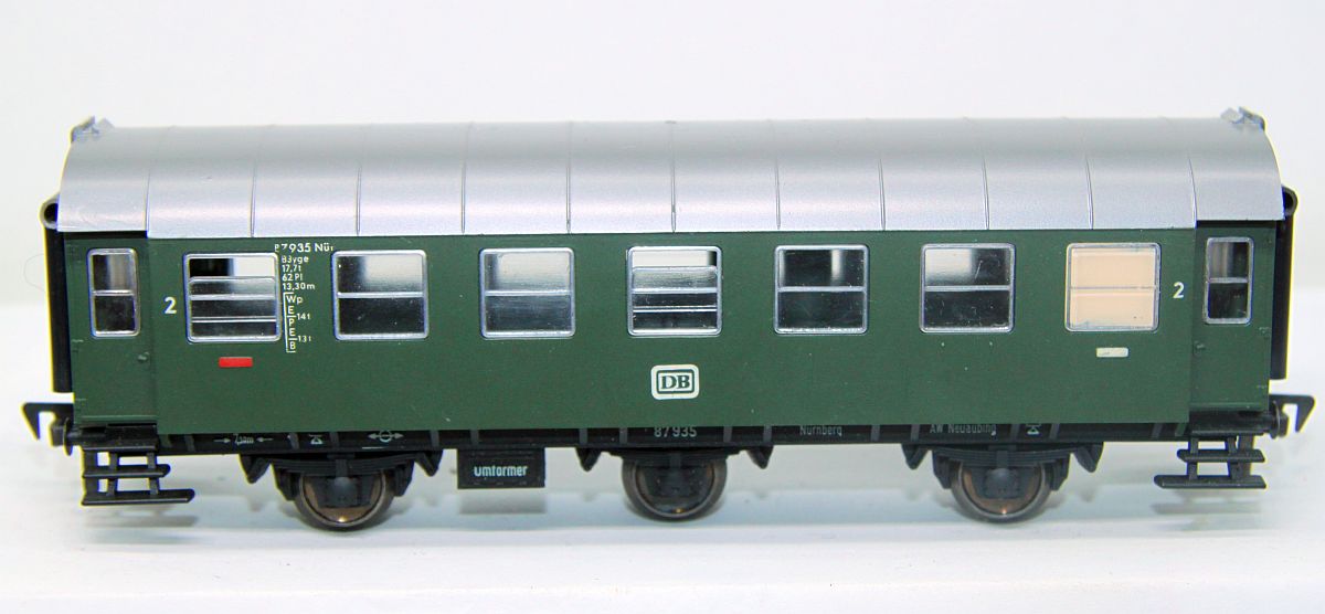 Fleischmann 5090, DB conversion wagon BD3yg, green, era 3 , 