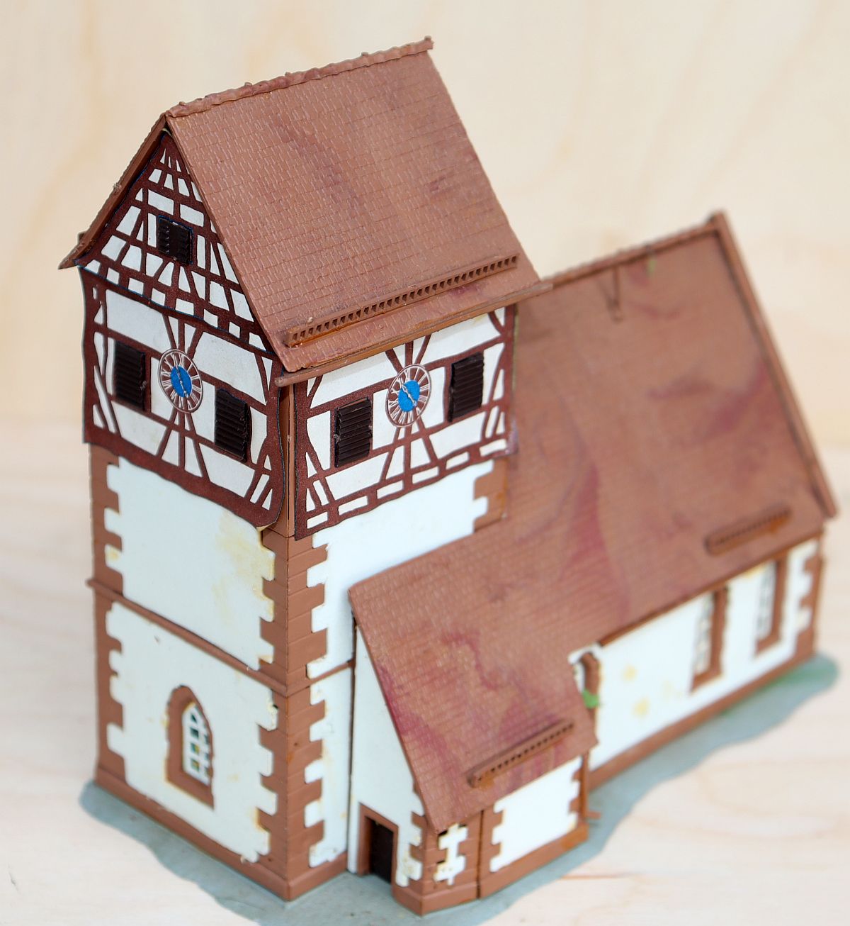 Model making N scale, town hall tower 1, SW19273