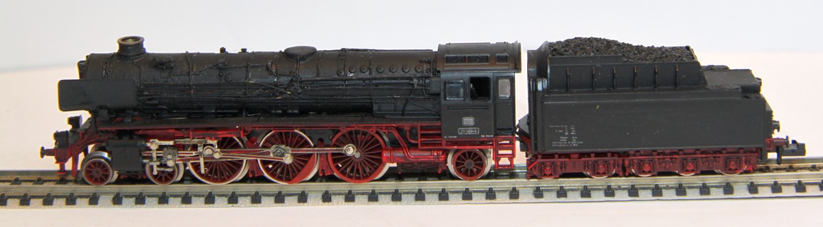 Fleischmann  7170  gebrauchte Dampflokomotive mit Schlepptender der DB
