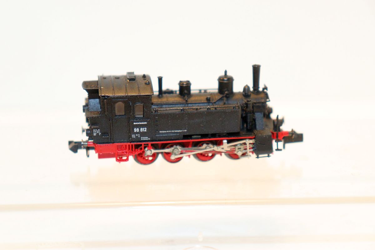 Fleischmann 7099, Tenderlok BR 98 812 der DB, Licht, DC, Spur N