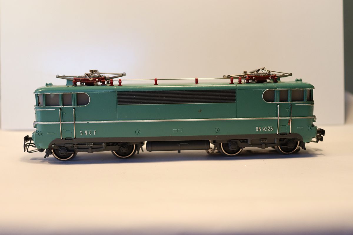 Märklin 3038, Electric locomotive, SNCF series BB 9200, cast iron body, lettering road no. BB 9223, AC, for H0 scale, 
