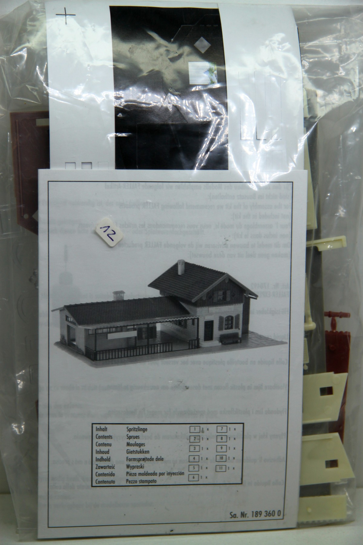 Faller 190699, Bahnhof Bausatz, für Spur H0, ohne Originalverpackung