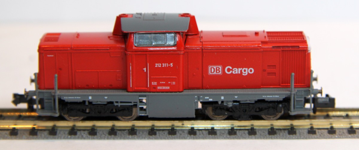Fleischmann 7215, gebrauchte Diesellok BR 212 der DB Cargo