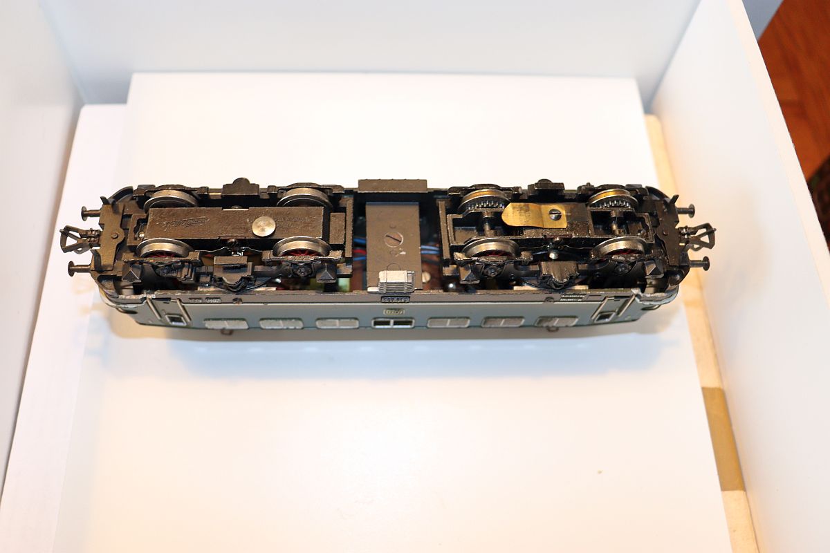 Fleischmann 1338, electric locomotive BR E40 034 of the DB, green, DC, gauge H0, 