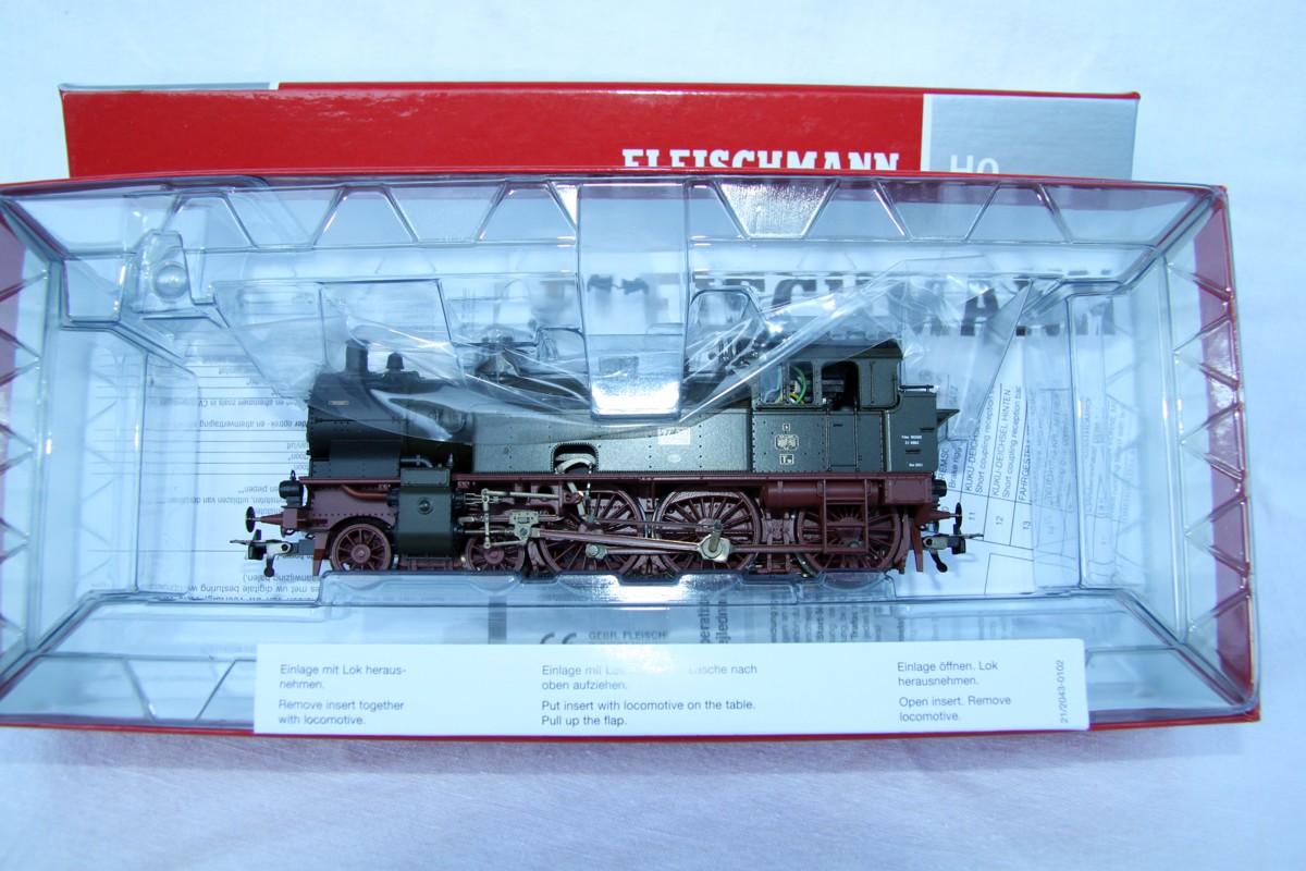 Fleischmann 394673, Tenderlokomotive preußische Gattung T 10 der Königlich Preußischen Eisenbahn-Verwaltung (KPEV), Epoche I,