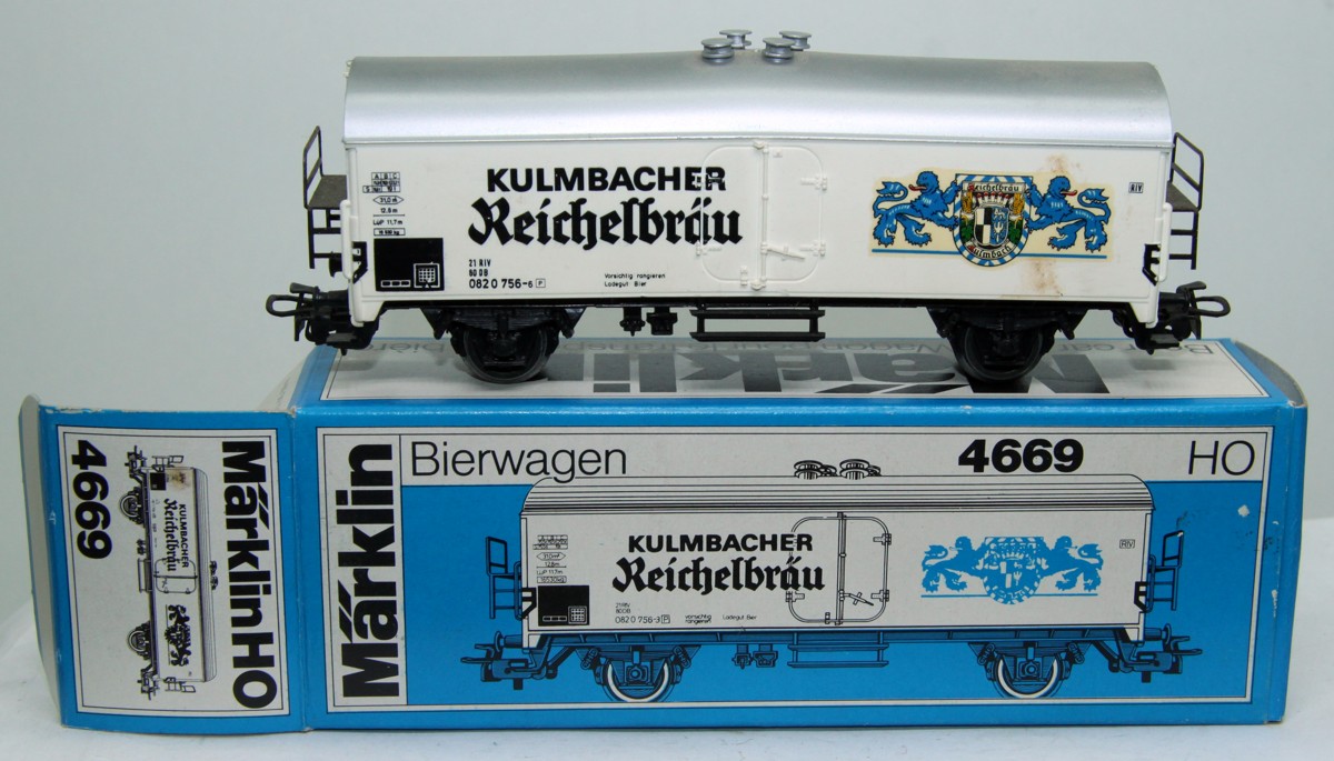 OVP ST 1610-20-5 Märklin 4669 Bierwagen Kühlwagen Kulmbacher Reichelbräu TOP 