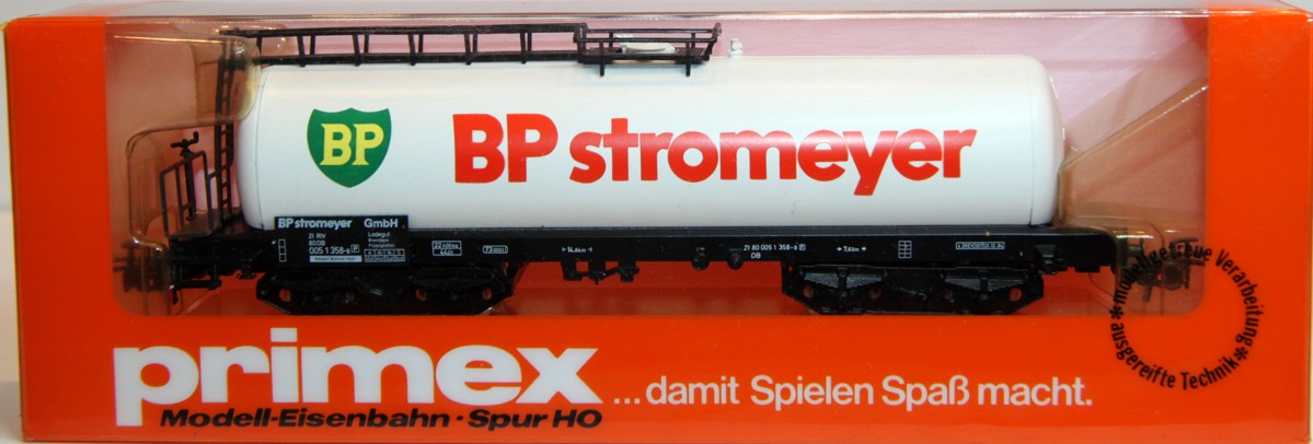 Primex 4588. Kesselwagen BP Stromeyer, AC, Spur H0, mit OVP