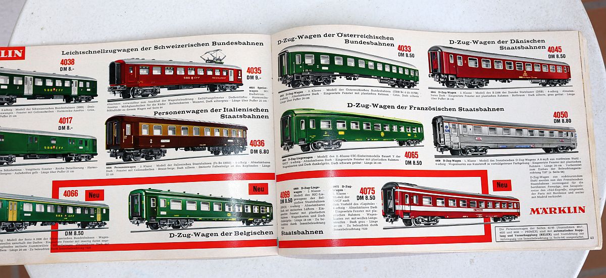 Märklin catalogue, issue ??, 80 pages, in good condition