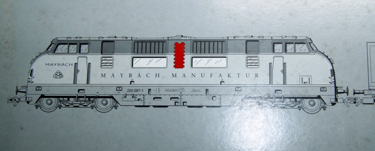 Märklin 26522 (150750), - Set - 6-piece set, car transport train, 'Maybach - Classics of the Future',