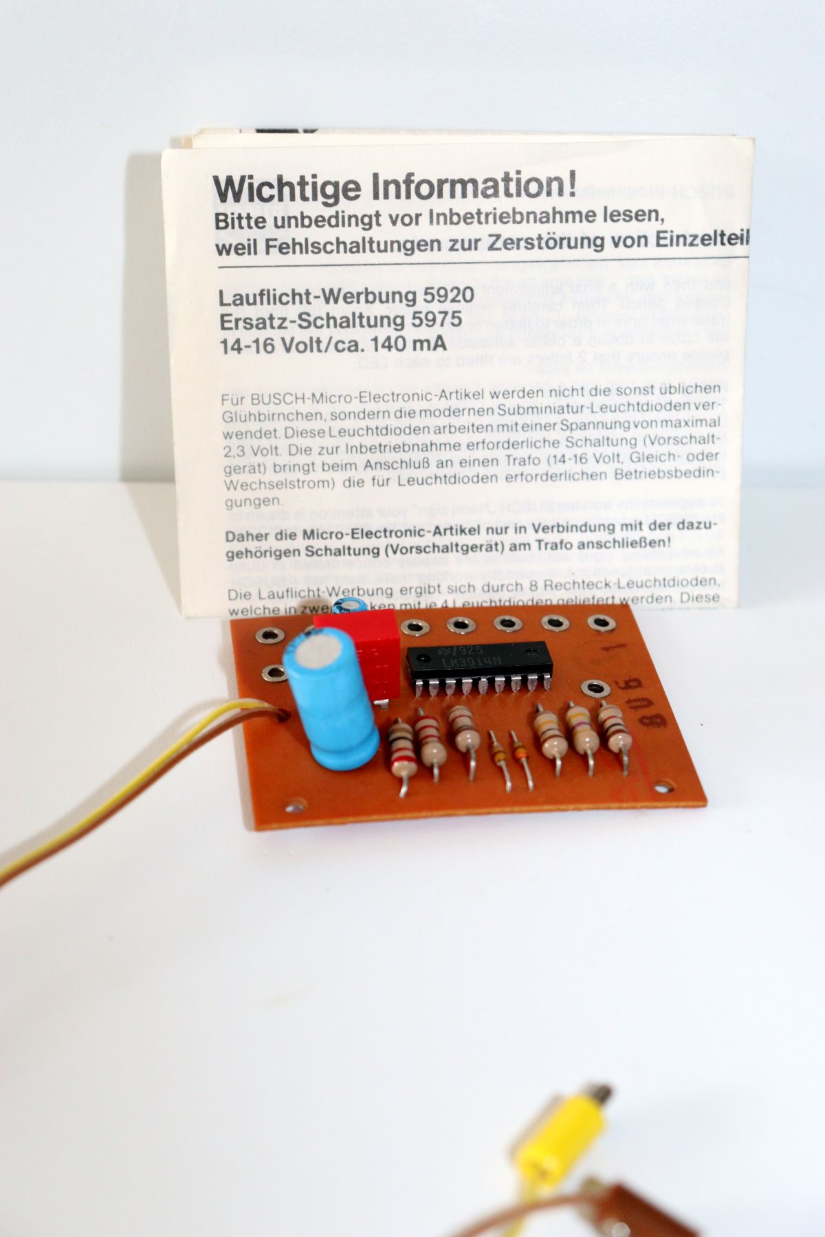 BUSCH 5975 Lauflichtschaltung ohne LED`s